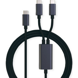 Roline 11.02.8308 USB-A to USB-C 100W 1.8m Black