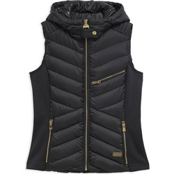Barbour Αμάνικο Γυναικείο Μπουφάν Puffer Μακρύ Μαύρο LGI0224-BK11