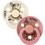 BIBS Moomin Πιπίλες Καουτσούκ 0-6m Little My Ivory Dusty Pink 2τμχ