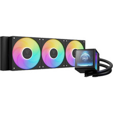 GAMDIAS Chione P5-360 Black Υδρόψυξη CPU 120mm ARGB για Socket AM2 / AM2+ / AM3 / AM3+ / FM1 / FM2 / 2011 / 2066 / 2011-3 / AM4 / FM2+ / 1200 / 1700 / AM5 / 1851 / 115x