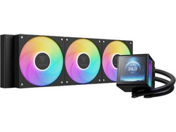 GAMDIAS Chione P5-360 Black Υδρόψυξη CPU 120mm ARGB για Socket AM2 / AM2+ / AM3 / AM3+ / FM1 / FM2 / 2011 / 2066 / 2011-3 / AM4 / FM2+ / 1200 / 1700 / AM5 / 1851 / 115x