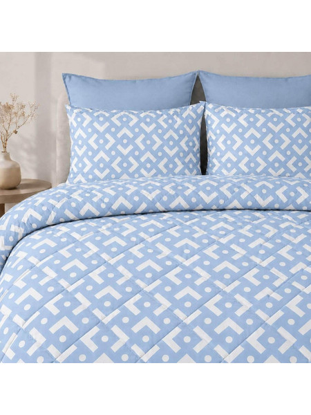 Astron Πάπλωμα Υπέρδιπλο 220x240 Chiara Blue 999952