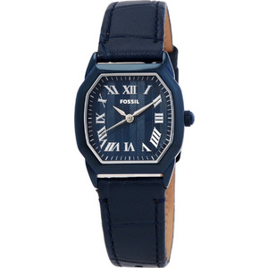 Fossil Harlow Γυναικείο Ρολόι με Μπλε Δερμάτινο Λουράκι ZUFSES5481 Fossil Harlow Γυναικείο Ρολόι με Μπλε Δερμάτινο Λουράκι ZUFSES5481