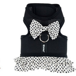 Pet Interest Dots Mesh Skirt Σαμαράκι Σκύλου Γιλέκο Μαύρο Λευκό XL
