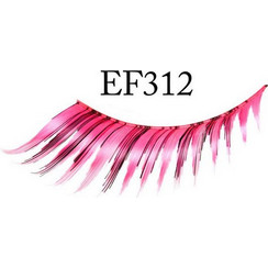 EF312 Βλεφαρίδες Ενιαίες Φούξια 2τμχ BBAY-18699