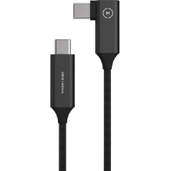 Moment Braided Angle 90° USB-C to USB-C 0.23m Black 107-161