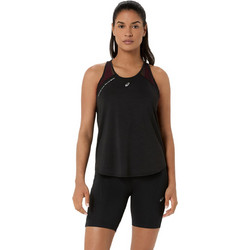ASICS Road Tank Γυναικείο Αθλητικό T-Shirt Μαύρο 2012D370-001