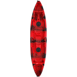 Caribbean Waterworks Πλαστικό Kayak 3 Ατόμων Κόκκινο QSSOT360010