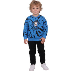Joyce Παιδικό Σετ Φόρμας Royal Blue Μαύρο 2662125