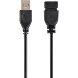 Cablexpert CCP-USB2-AMAF-6 Καλώδιο USB-A Male 2.0 to USB-A Female 1.8m Black