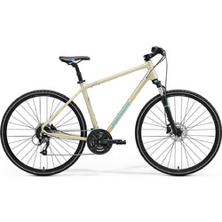 Carrera Crossway 40 Ποδήλατο Trekking 28" με 27 Ταχύτητες και Δισκόφρενα Μπεζ