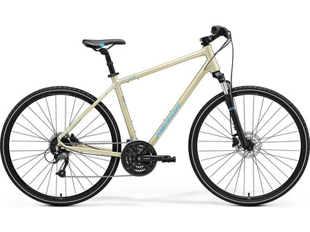 Carrera Crossway 40 Ποδήλατο Trekking 28" με 27 Ταχύτητες και Δισκόφρενα Μπεζ