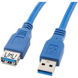 Lanberg CA-US3E-10CC-0018-B Καλώδιο USB-A Male 3.0 to USB-A Female 1.8m Blue