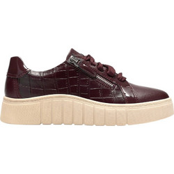 Clarks Mykah Joy Γυναικεία Sneakers Flatforms Μπορντό 26328335