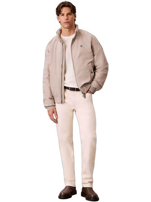 Calvin Klein Ανδρικό Τζιν Παντελόνι Ελαστικό Slim Εφαρμογή Μπεζ LV04RH736G