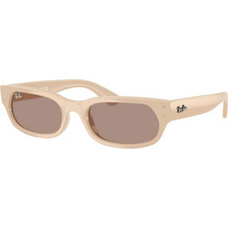 Ray-Ban RB2236 69004Q Γυναικεία Γυαλιά Ηλίου Τετράγωνα Κοκάλινα Μπεζ με Καφέ Φακό