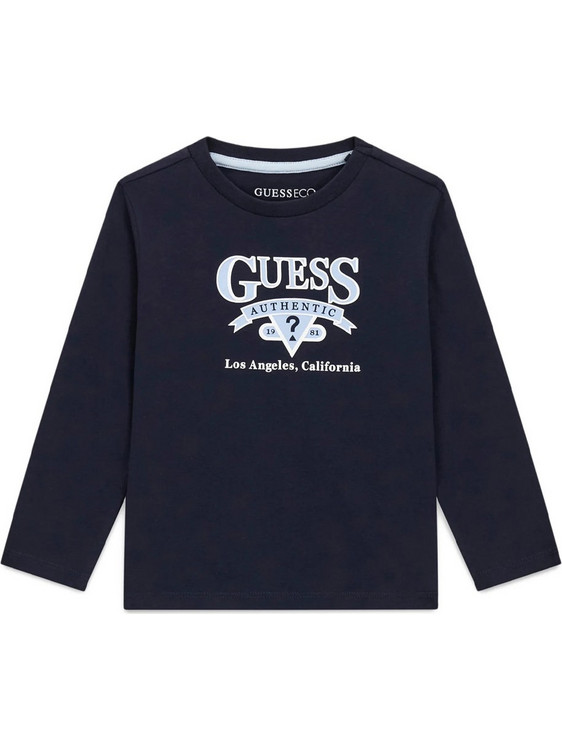 Guess Παιδικό T-Shirt Μακρυμάνικο Navy Μπλε N6YI12K3800-G7V2