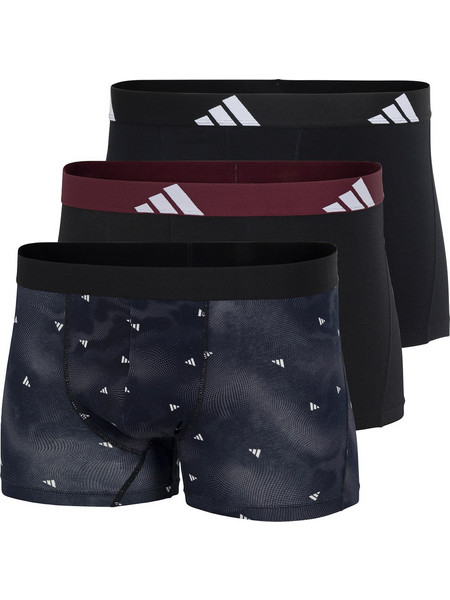 Adidas Active Flex Ανδρικά Μποξεράκια Σετ 3Pack Μαύρα 4AM002-922