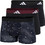 Adidas Active Flex Ανδρικά Μποξεράκια Σετ 3Pack Μαύρα 4AM002-922