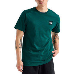 The North Face MONTE REG SS Tee Ανδρικό Αθλητικό T-Shirt με Κουκούλα Κυπαρισσί NF0A8JAV-N4J
