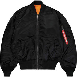 Alpha Ανδρικό Μπουφάν Χειμωνιάτικο Bomber Μαύρο 100101-515