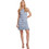 Ted Baker Avela Mini Καλοκαιρινό Βραδινό Φόρεμα Πλεκτό Γαλάζιο 284794