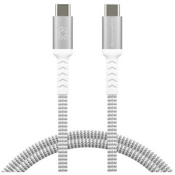 Dbramante1928 CB12CCGR7116 Braided USB-C to USB-C 1.2m White Grey