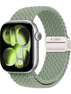 Tech-Protect Nylon Mag Λουράκι Υφασμάτινο Pistachio (Apple Watch 38 / 40 / 41mm)