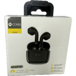 COKIKE TWS-W19 Ακουστικά Bluetooth In Ear Black