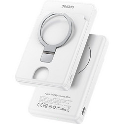 Yesido YP73 Power Bank 5000mAh 20W με Θύρα USB-C Quick Charge 4.0+ White