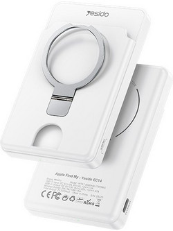 Yesido YP73 Power Bank 5000mAh 20W με Θύρα USB-C Quick Charge 4.0+ White