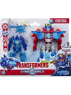 Hasbro Transformers Cyberworld High Seas Heroes Optimus Prime & Mirage Σετ Φιγούρες Δράσης για 6+ Ετών