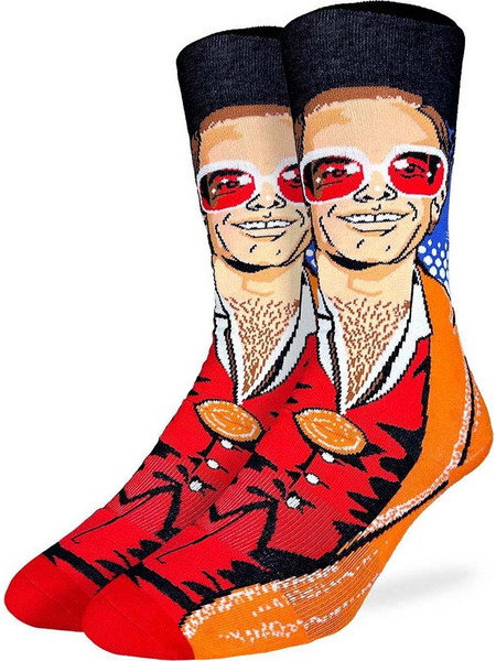 Good Luck Sock Elton John Medallion Ανδρικές Κάλτσες Ψηλές με Σχέδια Πολύχρωμες GLS-4386