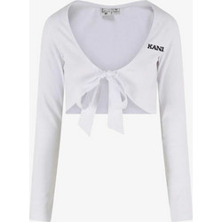 Karl Kani Γυναικείο Καλοκαιρινό Crop Top Λευκό KW241-045-1