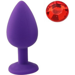Guilty Toys Medium Πρωκτική Σφήνα Diamond Plug 8cm Μωβ