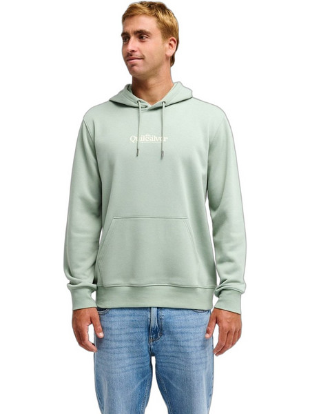 Quiksilver Ανδρικό Φούτερ με Κουκούλα & Τσέπες Τιρκουάζ EQYFT05242-GHG0