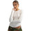 Topshop Γυναικείο Χειμερινό Top Ριπ Λευκό 31001439