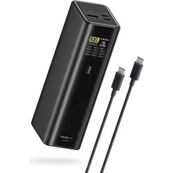 Cuktech PB200U Power Bank 20000mAh 210W με Θύρα USB-A & 2 Θύρες USB-C Quick Charge 3.0 & Power Delivery Black