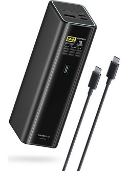 Cuktech PB200U Power Bank 20000mAh 210W με Θύρα USB-A & 2 Θύρες USB-C Quick Charge 3.0 & Power Delivery Black