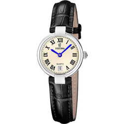 Festina Γυναικείο Ρολόι με Μαύρο Δερμάτινο Λουράκι F20782/2