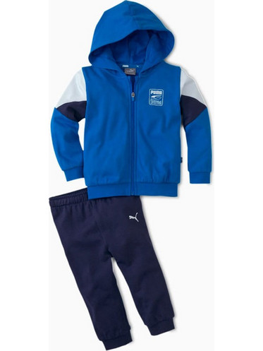 Puma Βρεφικό Σετ Φόρμας για Αγόρι Χειμωνιάτικο Royal Blue Navy Μπλε 583357-48