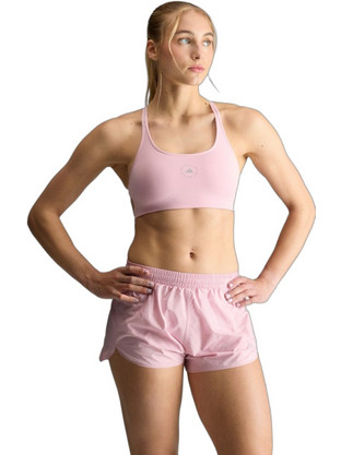 Adidas by Stella McCartney Running Αθλητικό Μπουστάκι με Μέτρια Στήριξη & Αφαιρούμενη Ενίσχυση Ροζ KR6201