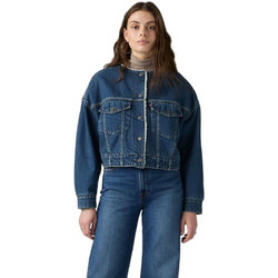 Levi's Γυναικείο Μπουφάν Τζιν Κοντό Navy Μπλε 0088Z-0000