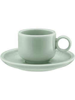 Schonwald Shiro Glaze Frost Φλιτζάνι Espresso & Ελληνικού Καφέ Πορσελάνης Πράσινο Mint 90ml 30.60744