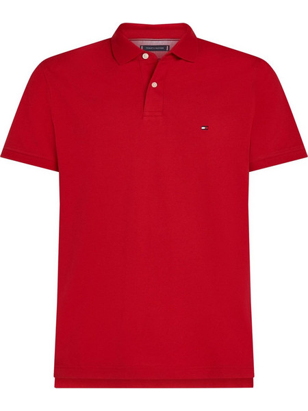 Tommy Hilfiger Ανδρική Μπλούζα Polo Κοντομάνικη Κόκκινη MW0MW32346
