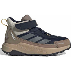 Adidas Terrex Παιδικά Αρβυλάκια Μπεζ Navy Μπλε Αδιάβροχα με Σκρατς KJ2669