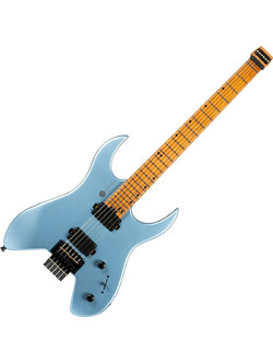 Spira Guitars S-400 Headless Ηλεκτρική Κιθάρα Double Cut με Μαγνήτες HH & Ταστιέρα Maple Satin Blue