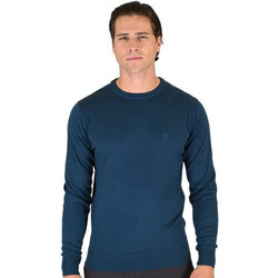 Rebase Ανδρική Πλεκτή Μπλούζα Πετρόλ 262RKNIT-8050
