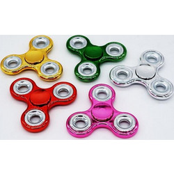 Μεταλλικό Fidget Spinner Πολύχρωμο 24τμχ