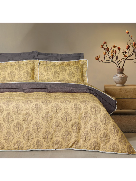 Das Home Σετ Σεντόνια King Size Βαμβακοσατέν 250x270 Prestige 1730